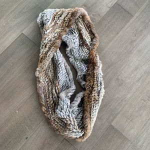 Authentic Adrienne Landau fur infinity scaff